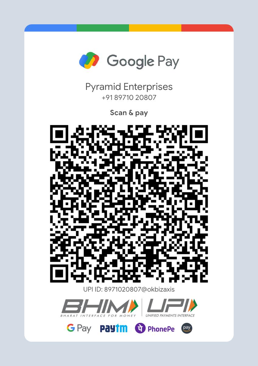 Pyramid Enterprises UPI QR code